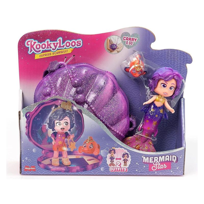 KLs MERMAID STAR lila CONCHA-BOLSO<V