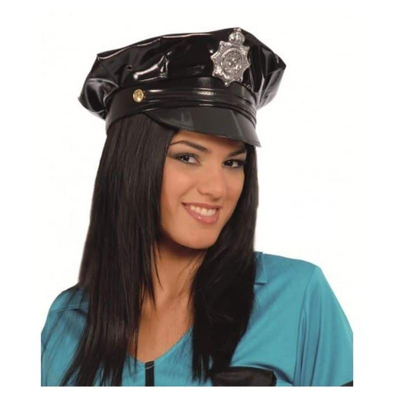 GORRA POLICIA DE VINILO C/ PLACA 13083 <