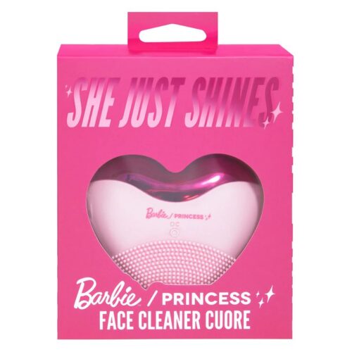 Barbie Princess limpiador facial con forma de corazón rosa 1186
