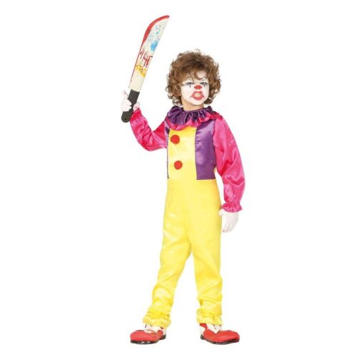 Disfraz payaso maléfico de niño talla 5 a 6 años 87709