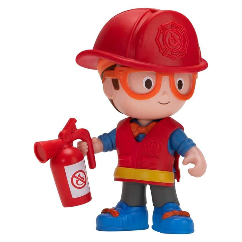 Blippi figura job explorer bombero y obrero articulado BLP0136 - Imagen 2