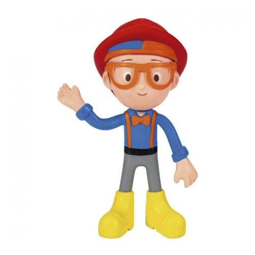 Blippi figura bombero de 14 cm con brazos y piernas flexibles
