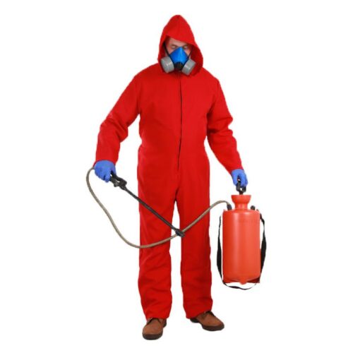 Disfraz fumigador con mono rojo adulto para carnaval T.52 0550-52 @