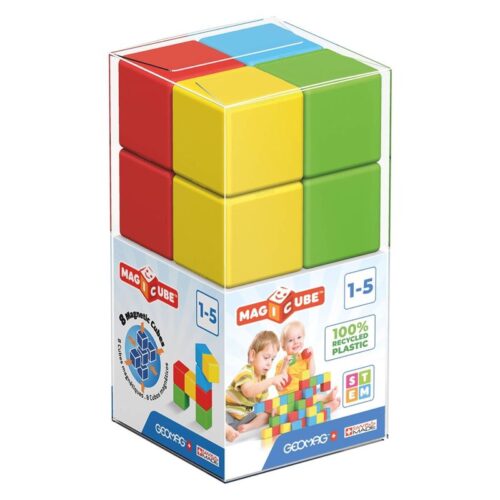 Geomag magicube infantil juguete educativo para niños de 8 piezas
