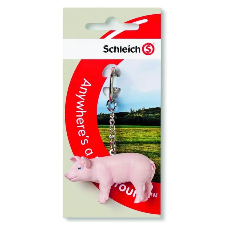Llavero de cerdo lechón de Schleich 82884