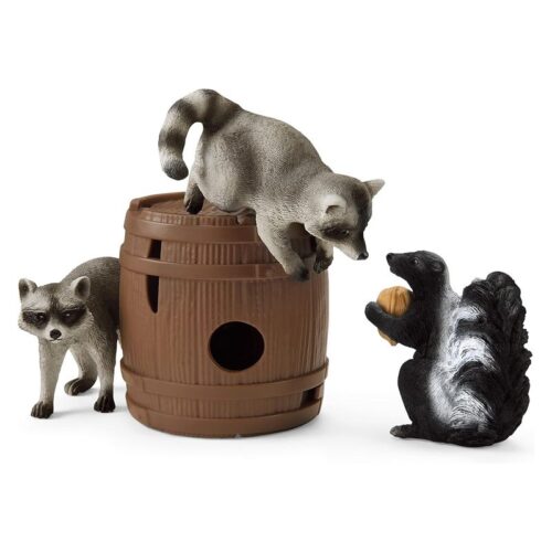 Set diversión con una nuez compuesto por mofeta y dos machapes de Schleich 42532