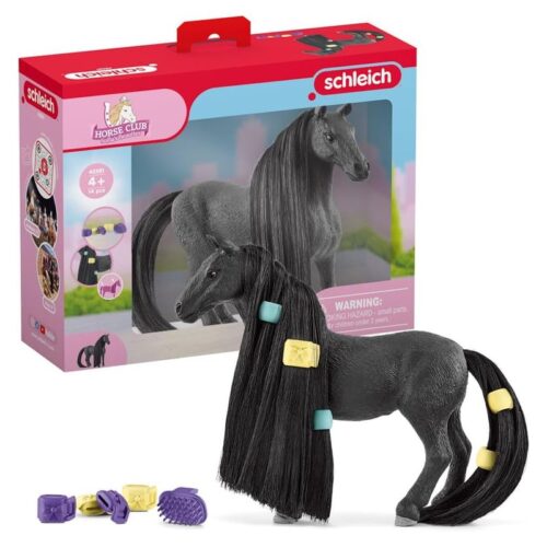 Yegua criollo negra con pelo largo de Schleich Horse Club 42581