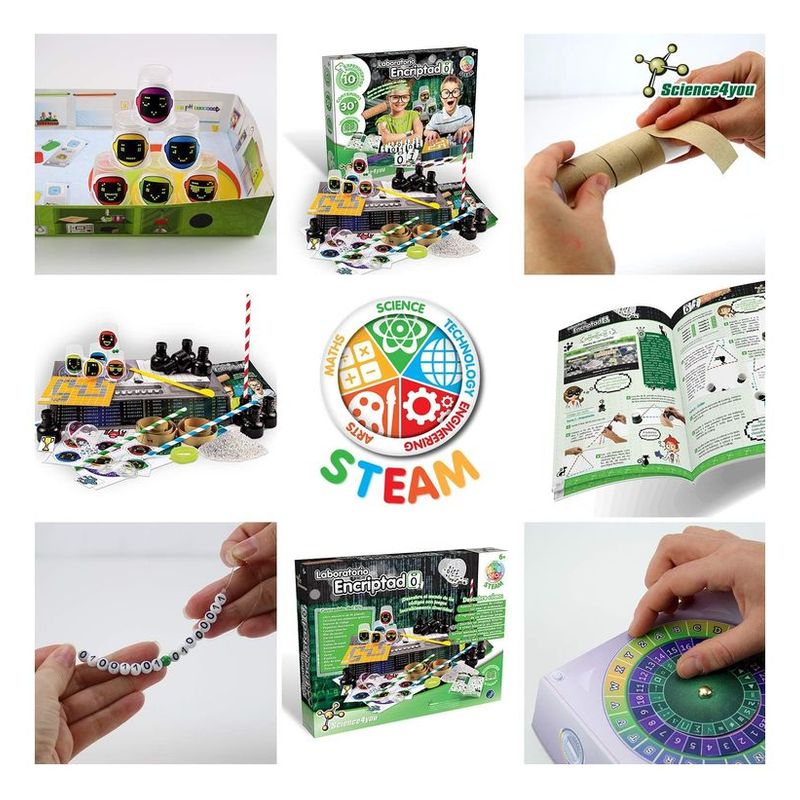 Laboratorio encriptado de Science4you juguete educativo infantil - Imagen 2