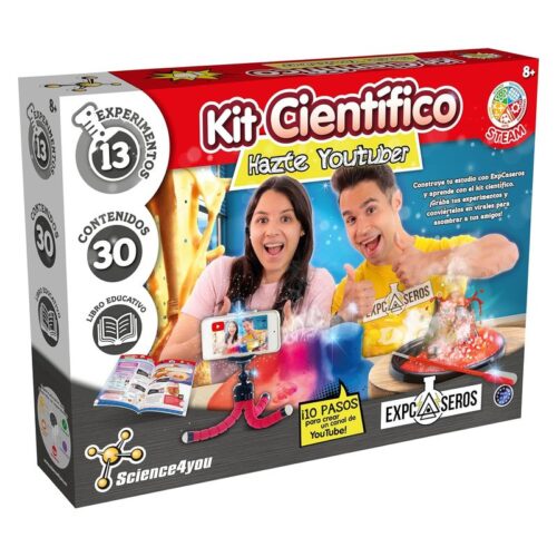 Kit científico Hazte Youtuber de Science4you juguete infantil 80002991