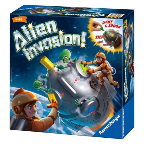 Juego mesa Alien Invasion Ravensburger 21379 ¡Evita invasión de la Tierra!