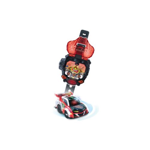 Turbo Force vehículo con reloj radio control rojo 80198222