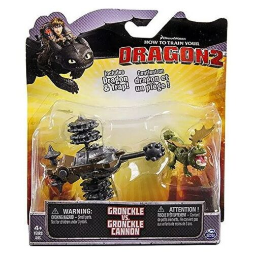 Pack Dragon2 figura Gronckle y cañón  6192 6561-GG