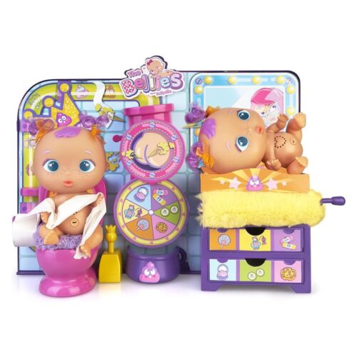 Set juguetes y accesorios The Bellies from Bellyville Poopypedia Care Center