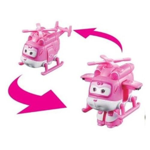 Super Wings figura Dizzy rosa transformable básica 43950-RD