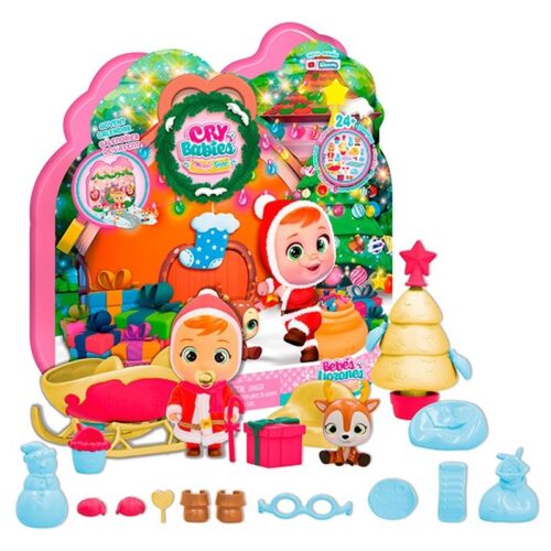 Calendario Adviento Claus con personaje y mascota Bebés Llorones 89082 IMC