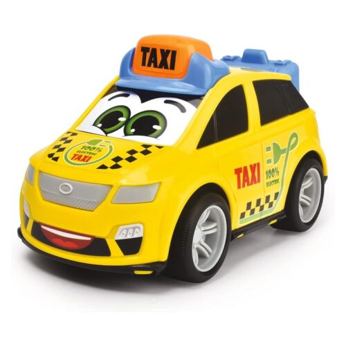 ABC vehículo taxi amarillo infantil con retrofricción 14 cm 204112002-TA