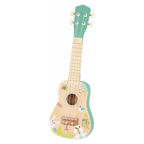 Ukelele infantil de madera instrumento musical para niños