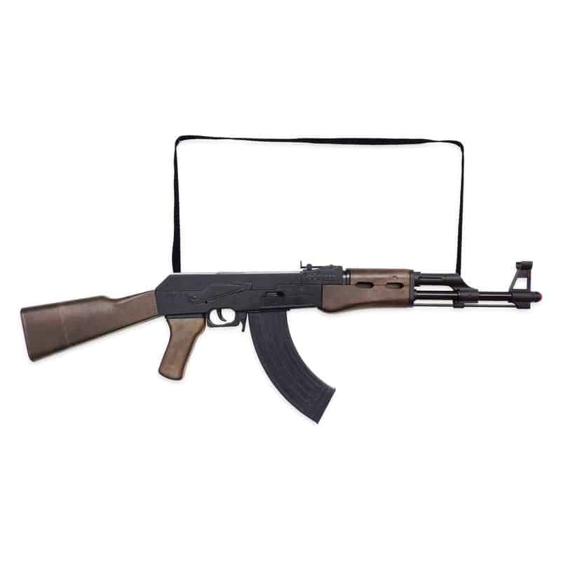 Ametralladora de juguete Gonher 137/6 de 8 disparos con imitación en madera