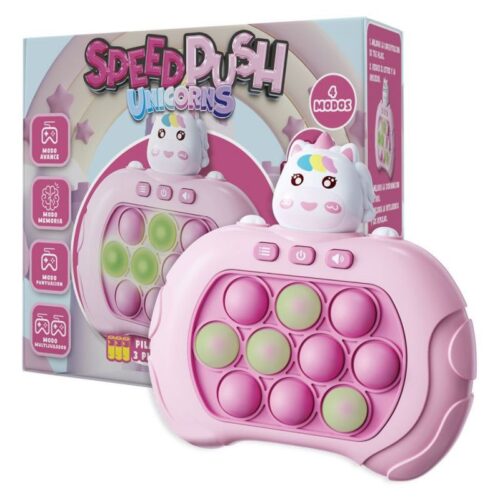 Speed push unicornio 3D juego sensorial electrónico CR0441