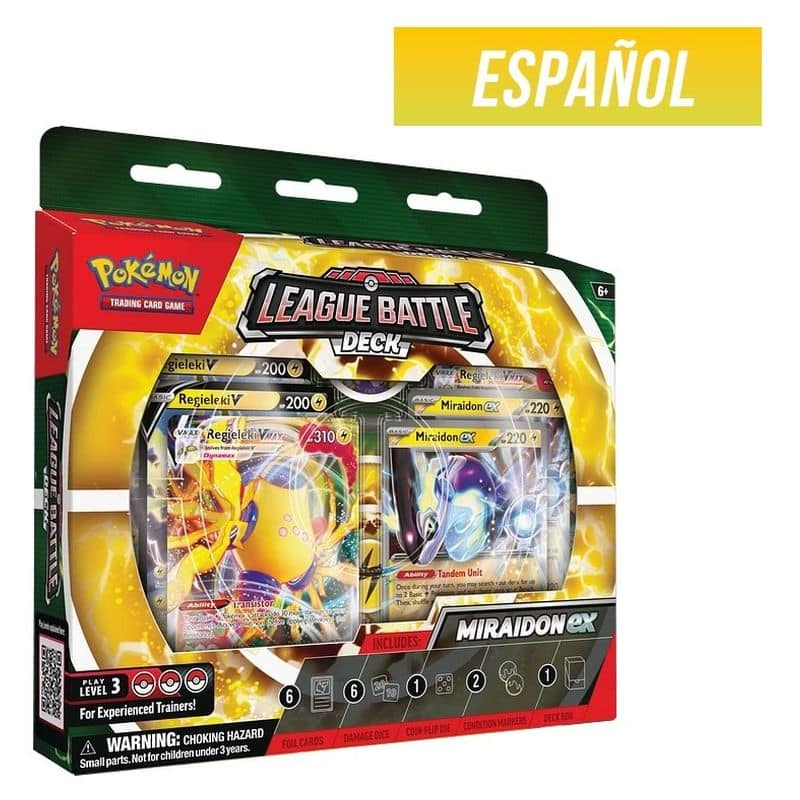 Pokémon Baraja Combate de Liga Miraidon EX 50381