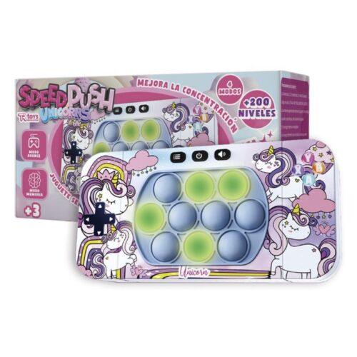 Speed push unicornio juego sensorial electrónico CR0444