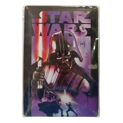 Star Wars placa metálica Darth Vader para decorar 76721-DV