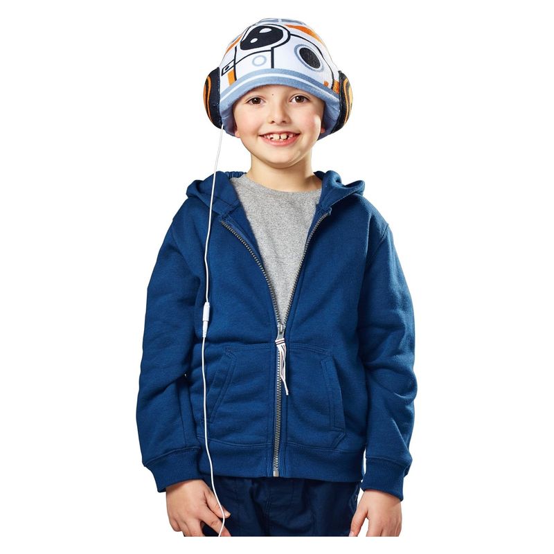 Star Wars BB-8 gorro con cascos para escuchar música con licencia oficial HEC00110 - Imagen 2