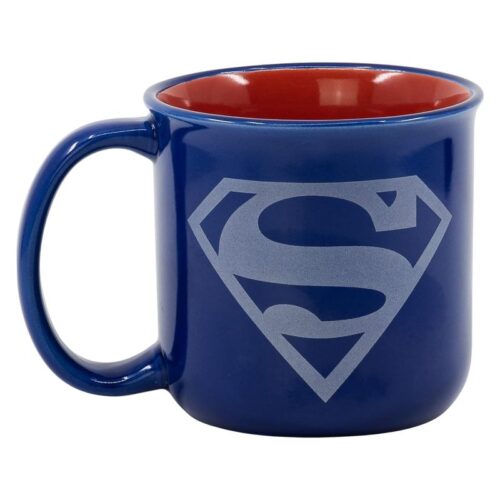 Taza de Superman de 400 ml de cerámica en color azul 85669