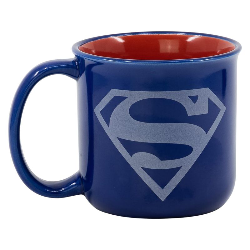 Taza de Superman de 400 ml de cerámica en color azul 85669