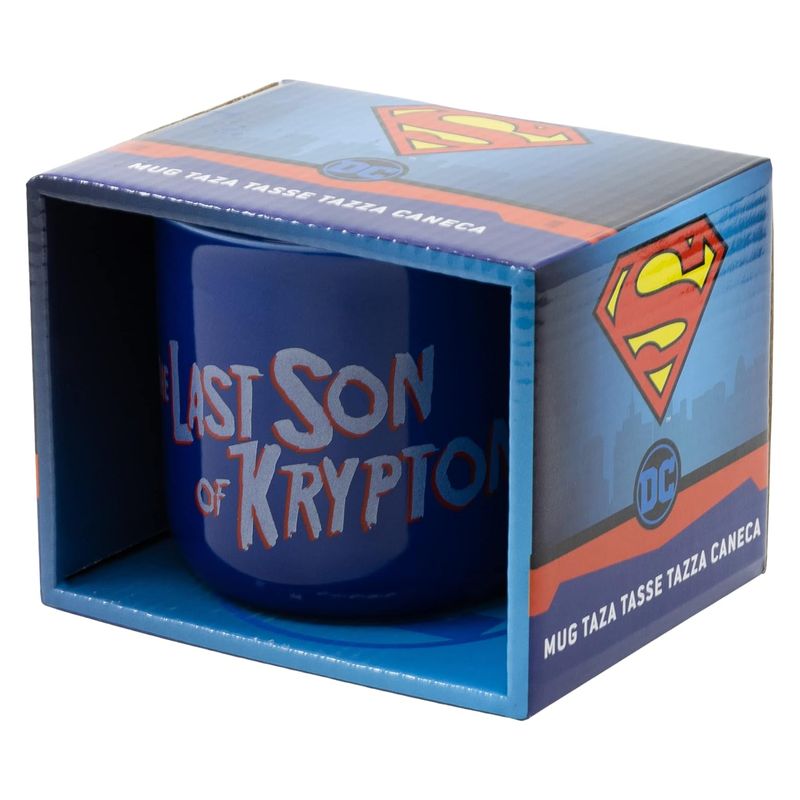 Taza de Superman de 400 ml de cerámica en color azul 85669 - Imagen 3