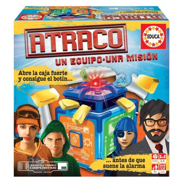 Juego de mesa atraco infantil en equipo de Educa18865