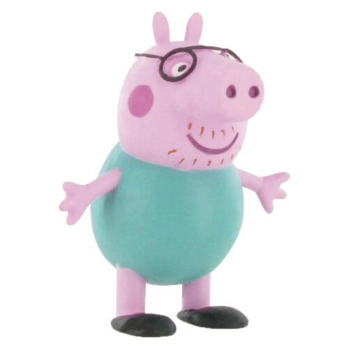 Figura Papa Pig de Comansi de la serie Peppa Pig ideal para coleccionar 99682