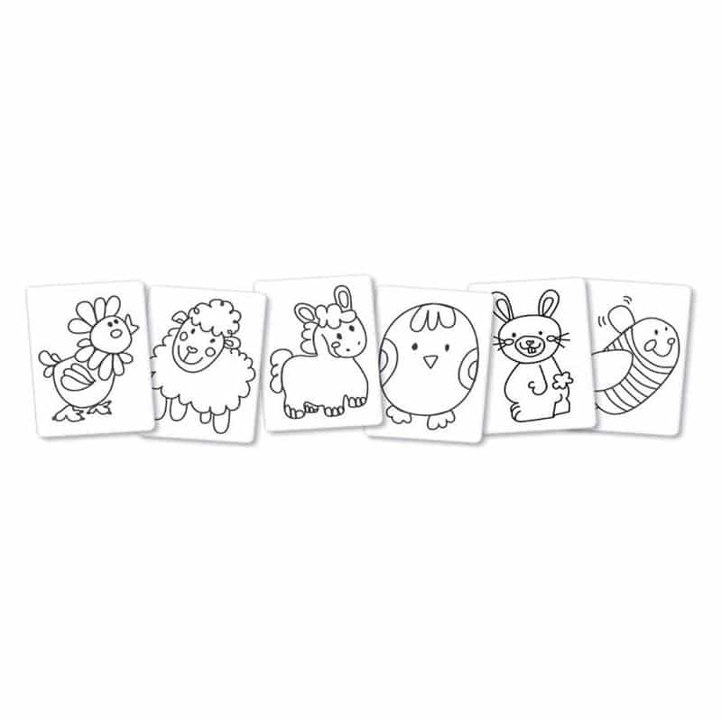 Alpino baby set de pintar con 6 lápices y sacapuntas para bebés de 18 meses AL002006 - Imagen 2
