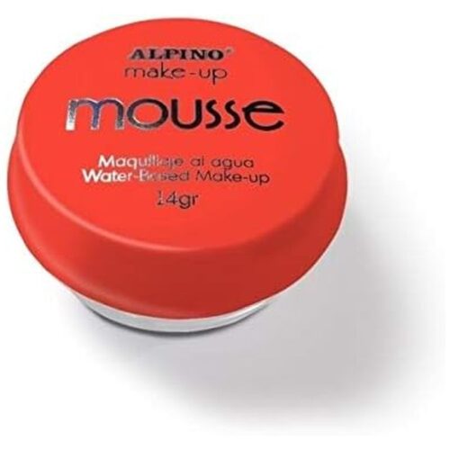 Tarro de maquillaje rojo mousse para disfraces de carnaval o halloween DL000168