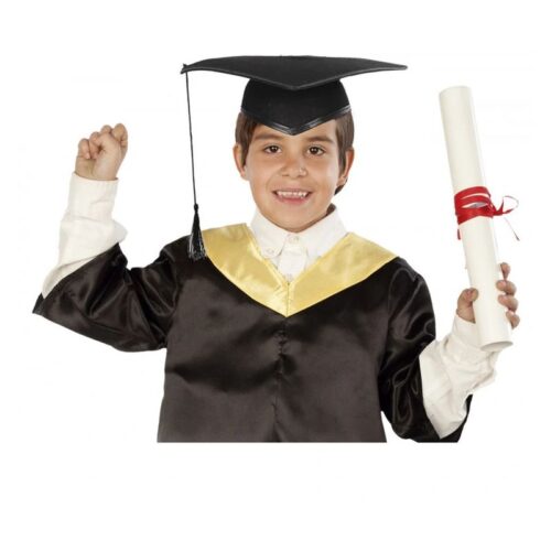 Sombrero de graduado infantil ideal para evento o disfraz 21464