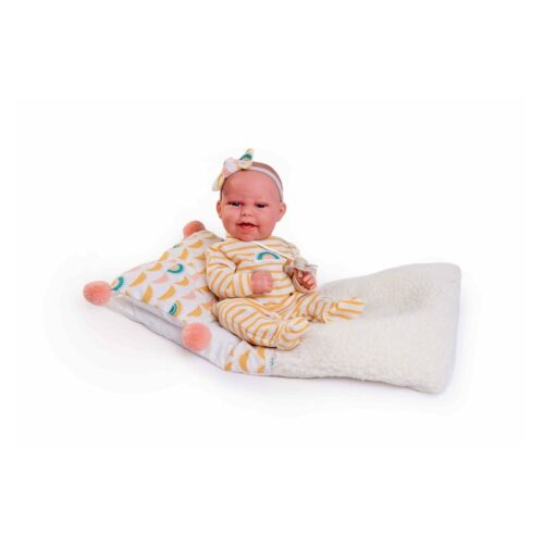 Muñeca Antonio Juan recién nacidad baby Clara saquito soles de 33cm 60354
