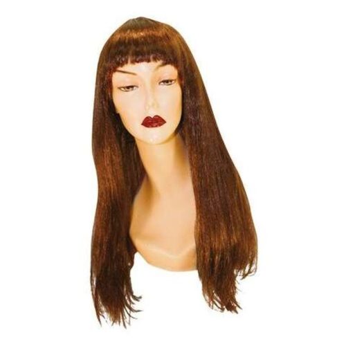 PELUCA CASTAÑA LARGA FLEQUILLO 3127-PE¿