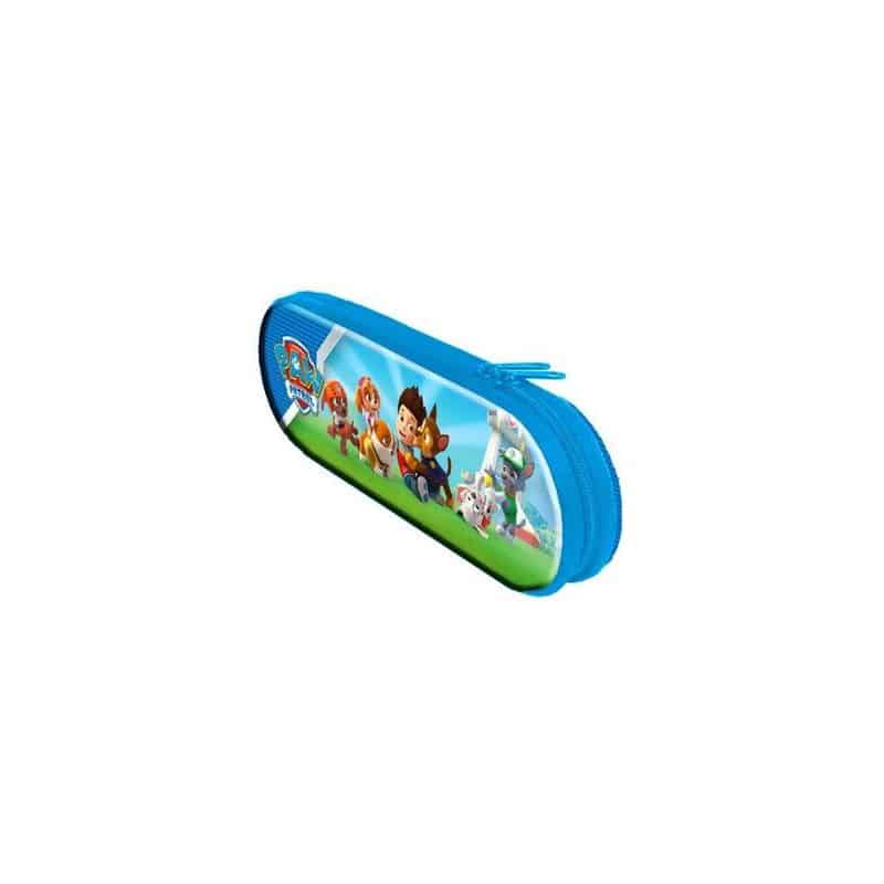 Portatodo patrulla canina azul para material escolar infantil PW16040