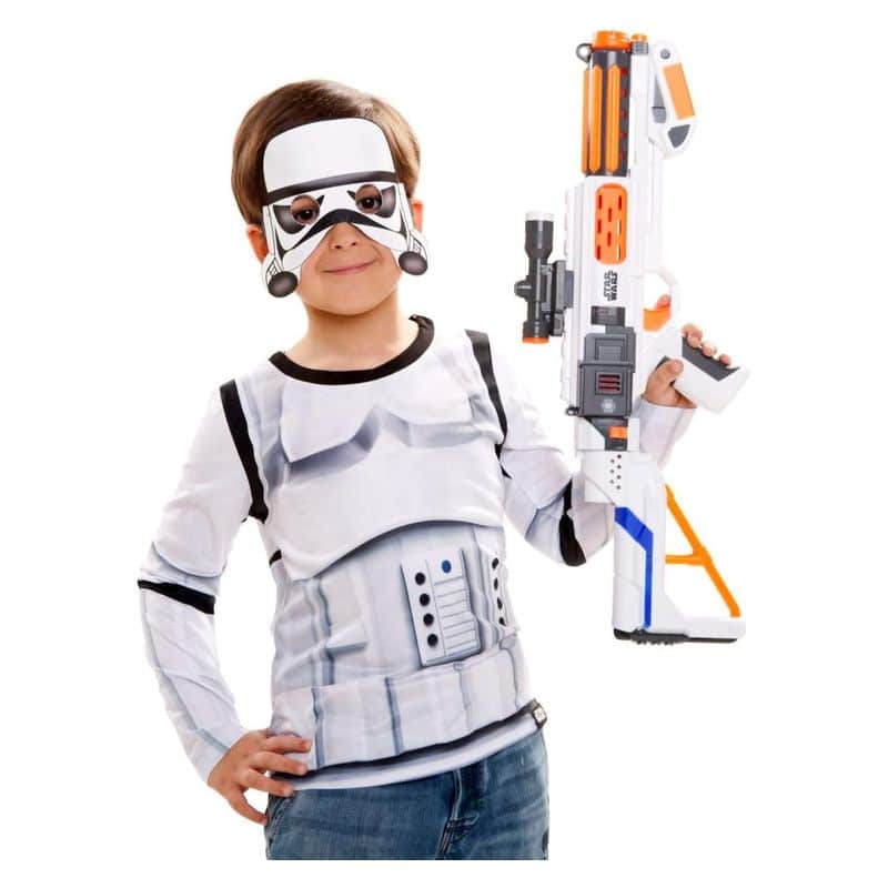 Star Wars camiseta Storm Trooper de 6 a 8 años con licencia oficial