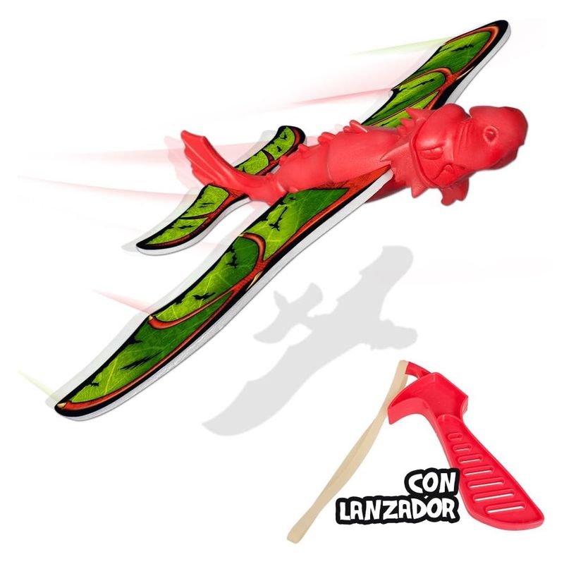 Mystic Hunter Wild Predator dragón rojo volador con tirador 80508-RJ - Imagen 2