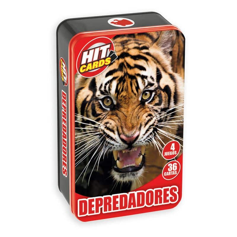 Hit cards descubre los depredadores las 36 cartas integradas FUH001