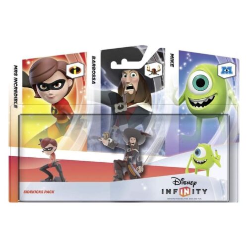 Disney Infinity Pack de helen, barbossa y Mike Wazowski