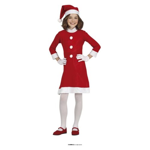 Disfraz infantil de mamá noel de 5 a 6 años de Guirca 42703