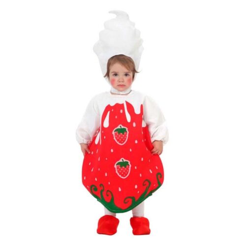 Disfraz fresa Talla 1-2 infantil para carnavales 10447
