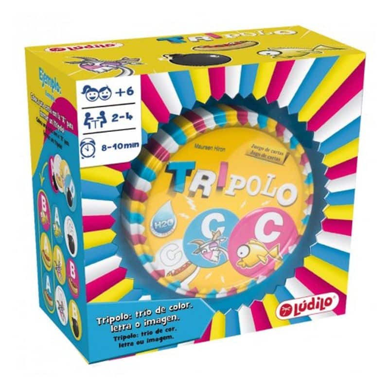 Juego de mesa infantil Tripolo de lógica Ludilo 80451