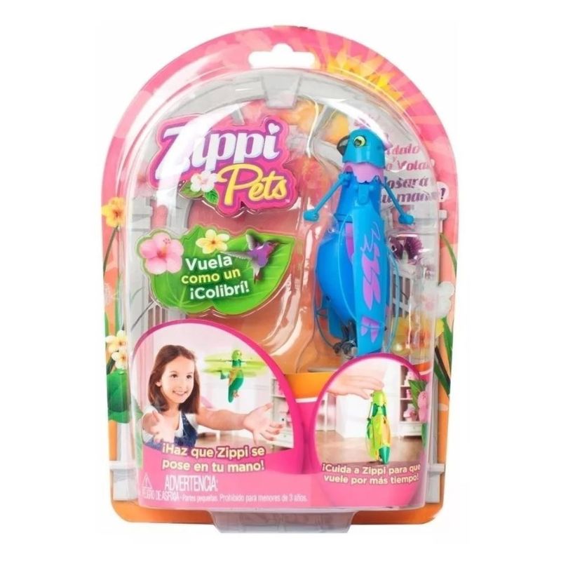 Zippi Pets pájaro azul volador infantil 50500 Toy Partner