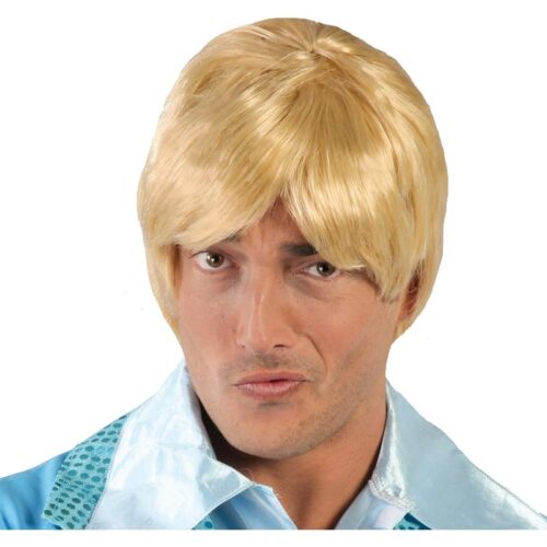 Peluca rubia hombre ideal para disfraces de carnavales 4352 Guirca