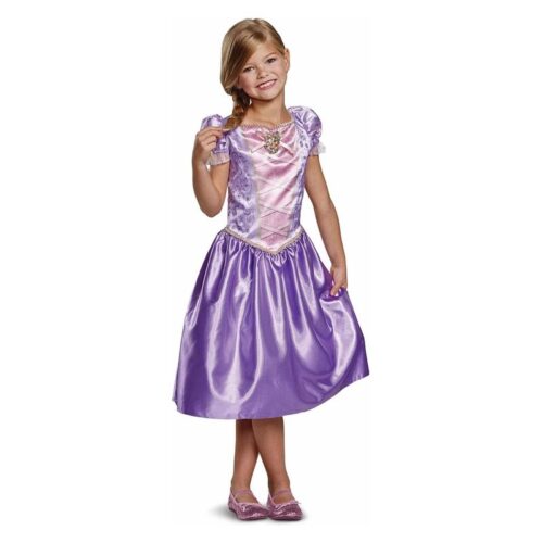 Disfraz Rapunzel clasico infantil de Disney de la talla 3-4 años 140659M