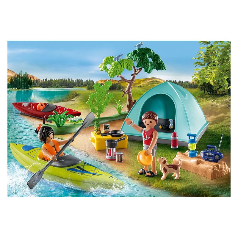 Playmobil Camping con hoguera de la línea Family Fun 71425 - Imagen 2