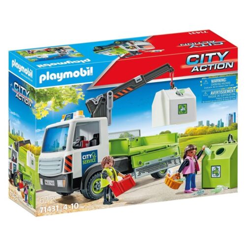 Playmobil camión de residuos con contenedor de la línea City Action  71431